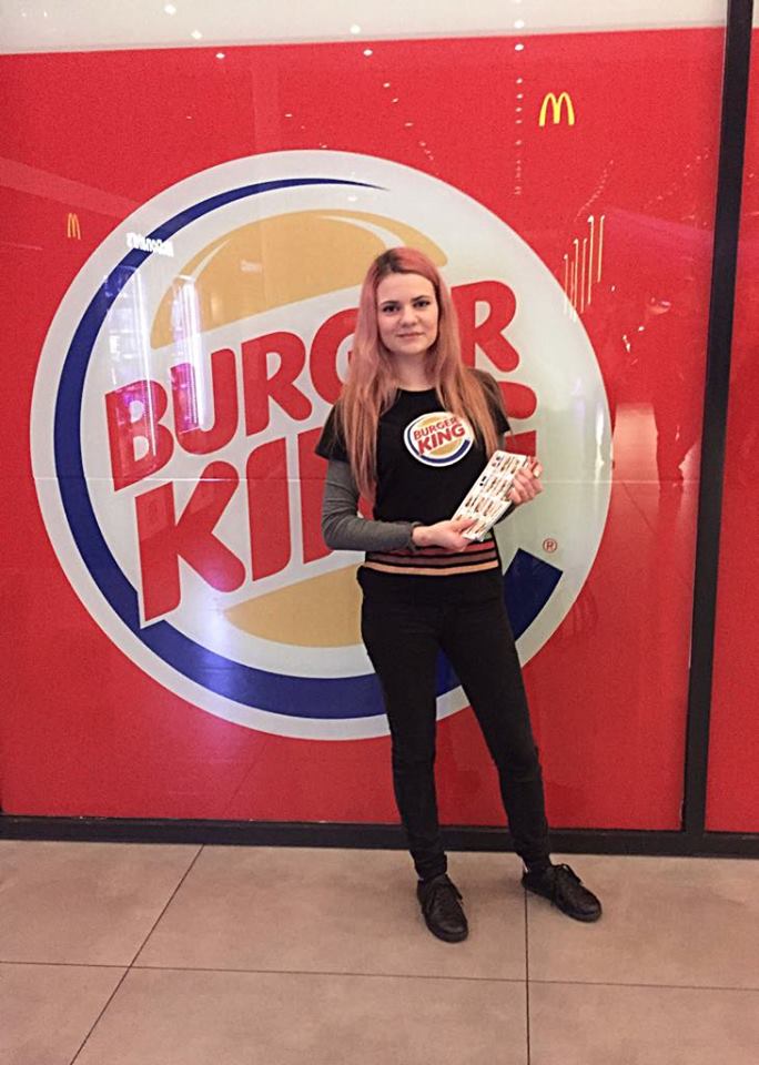 Hosteska Burger King OC Forum Nova Karolína Ostrava